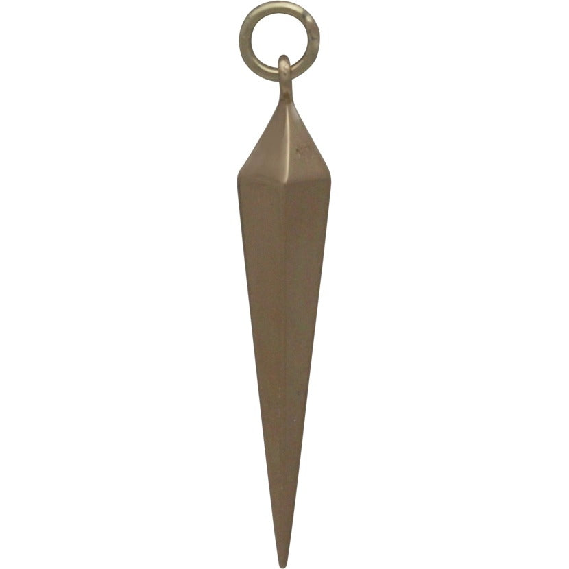 Long Spike Charm - Geometric Charm - Poppies Beads n' More