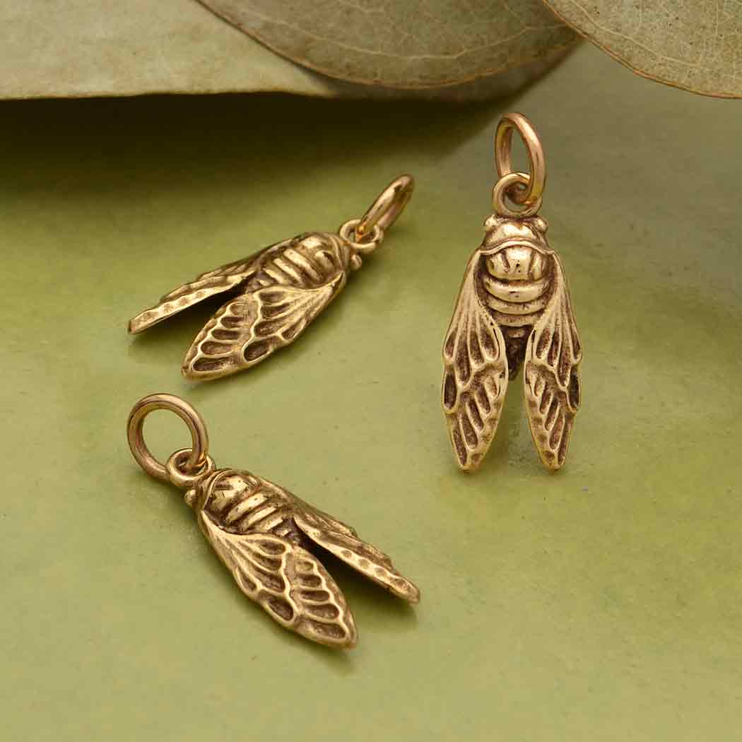 Small Cicada Charm