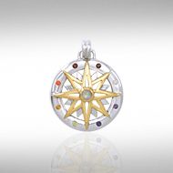 Wander Through My Compass Pendant - Poppies Beads n' More