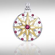 Wander Through My Compass Pendant - Poppies Beads n' More
