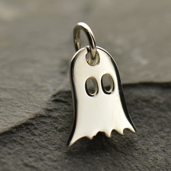 Sterling Silver Ghost Charm - Poppies Beads n' More
