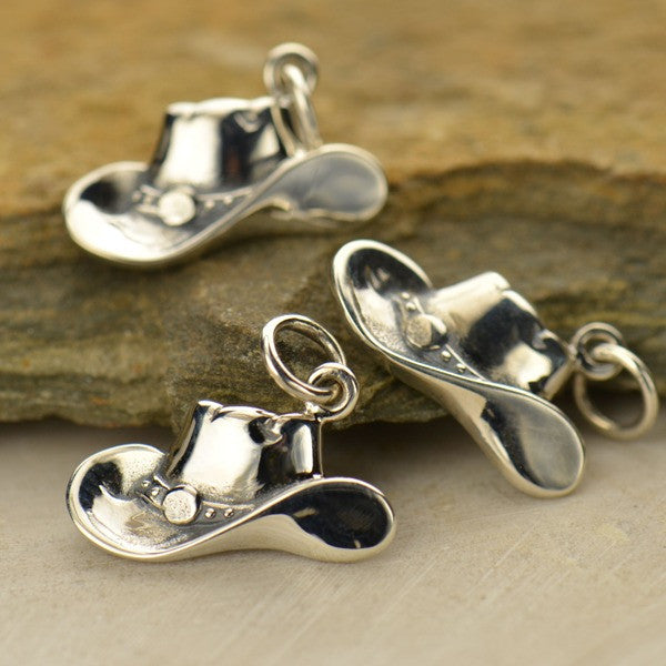 Sterling Silver Cowgirl Collection Charms, - Poppies Beads n' More