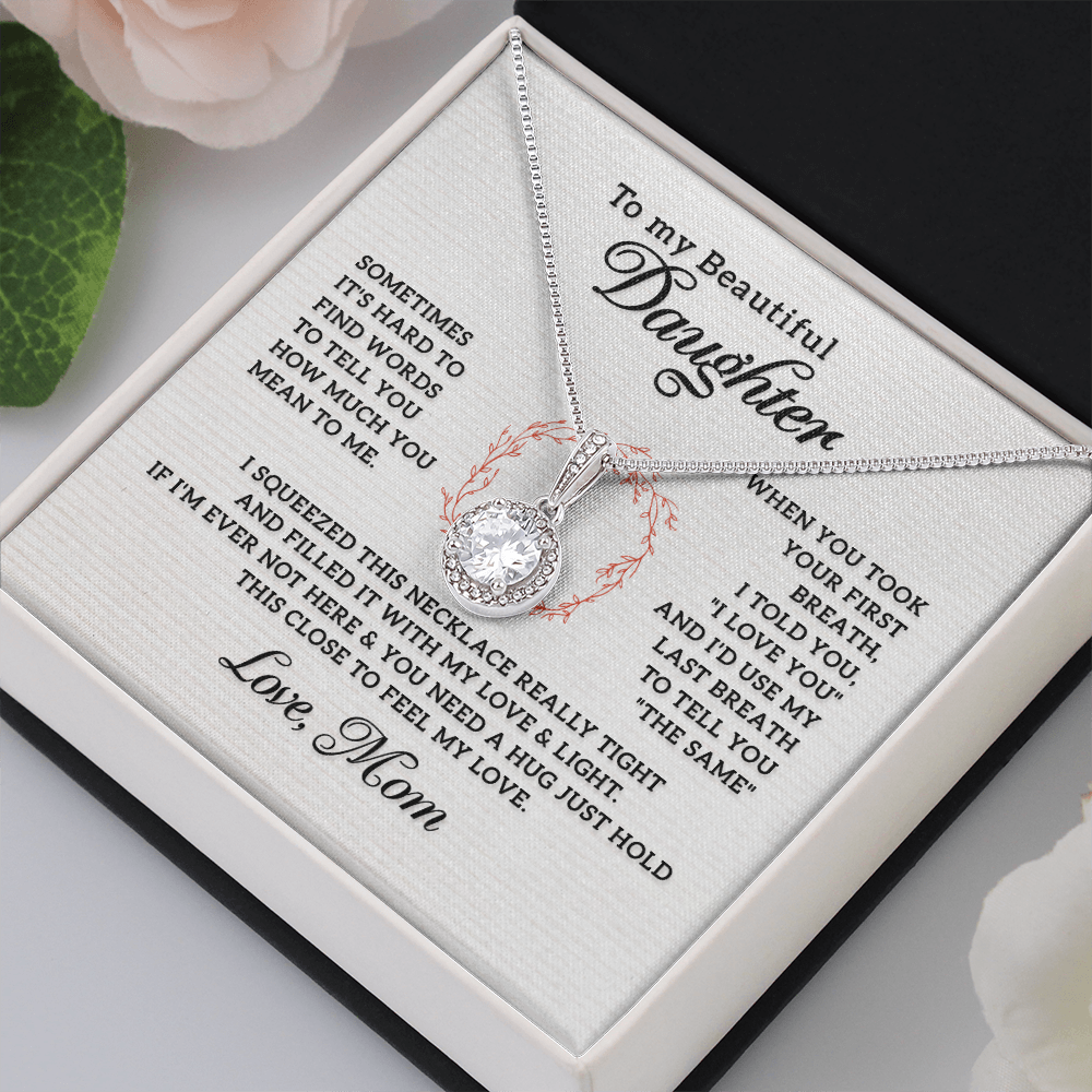Daughter From Mom Eternal Hope Necklace