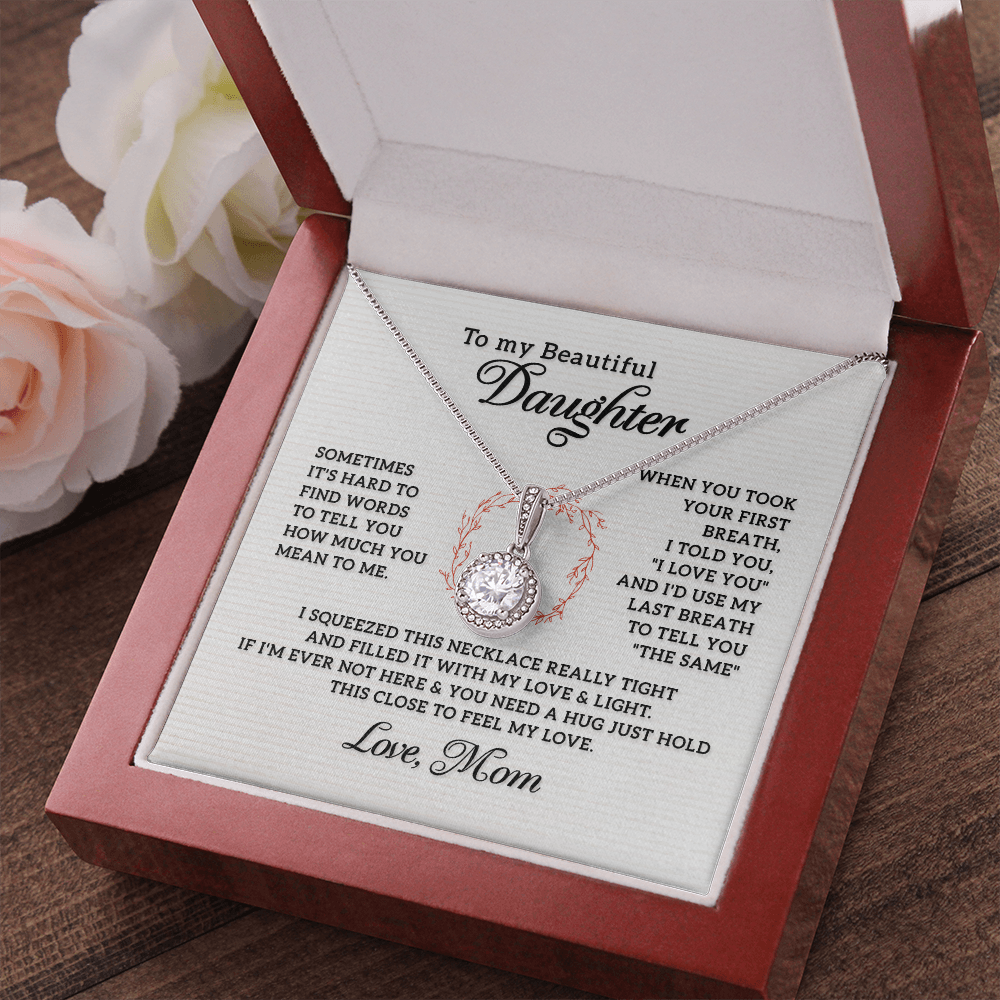 Daughter From Mom Eternal Hope Necklace