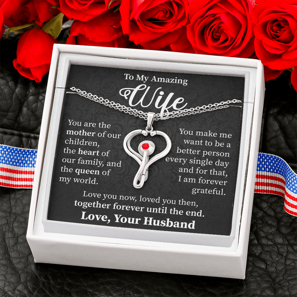 To My Amazing Wife Necklace
