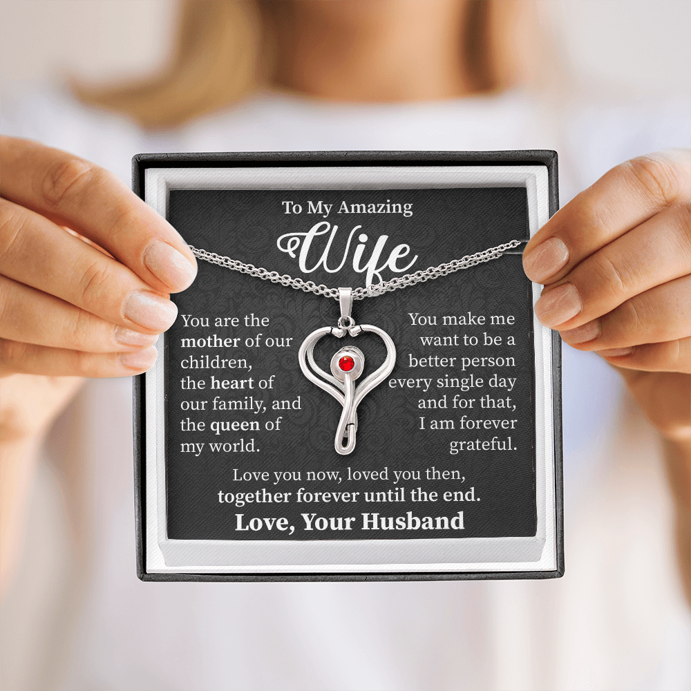 To My Amazing Wife Necklace