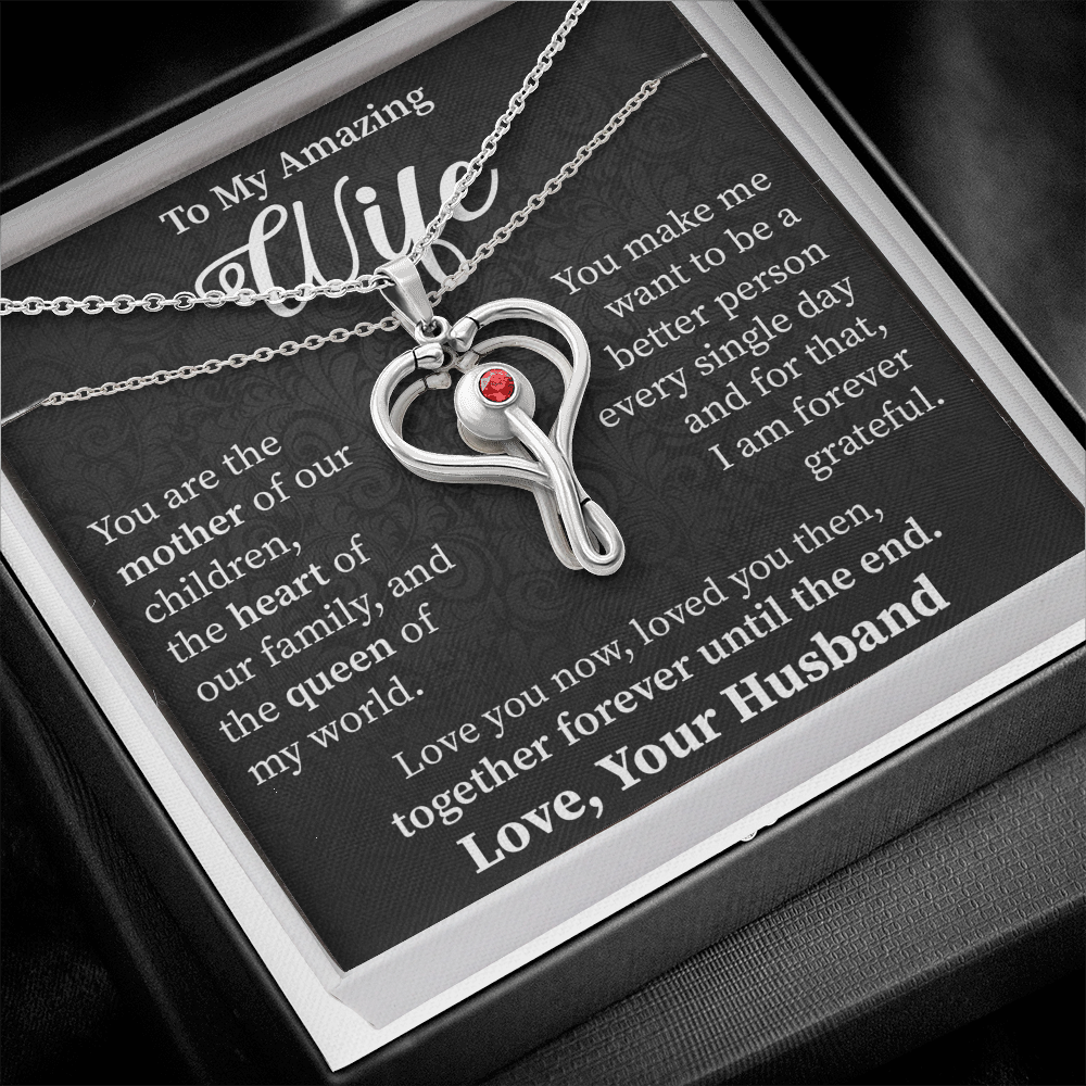 To My Amazing Wife Necklace