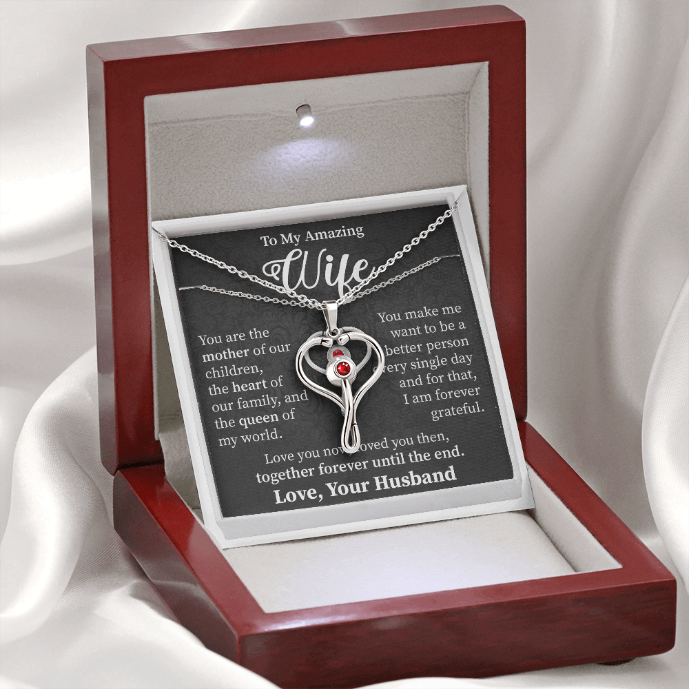 To My Amazing Wife Necklace