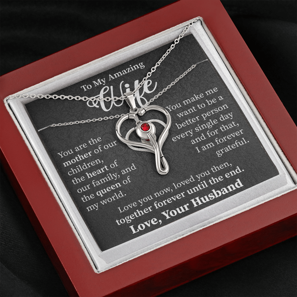 To My Amazing Wife Necklace