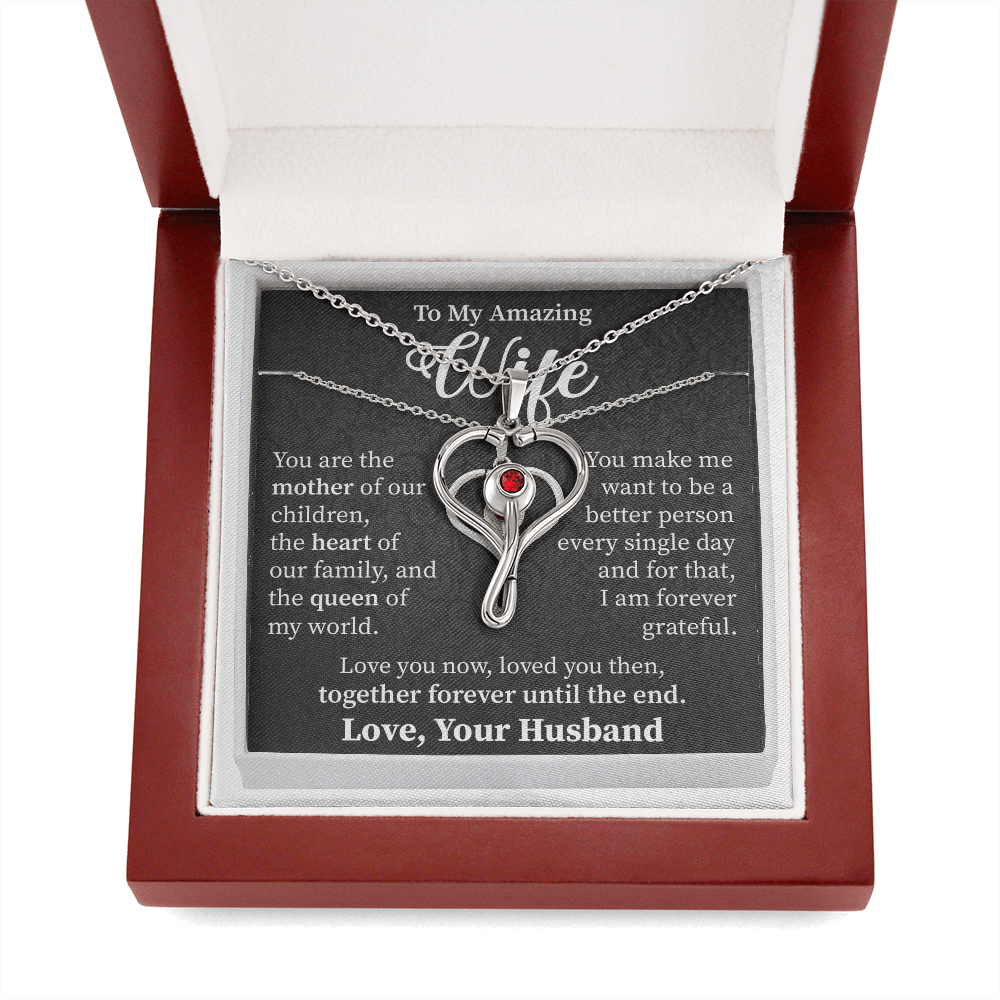 To My Amazing Wife Necklace