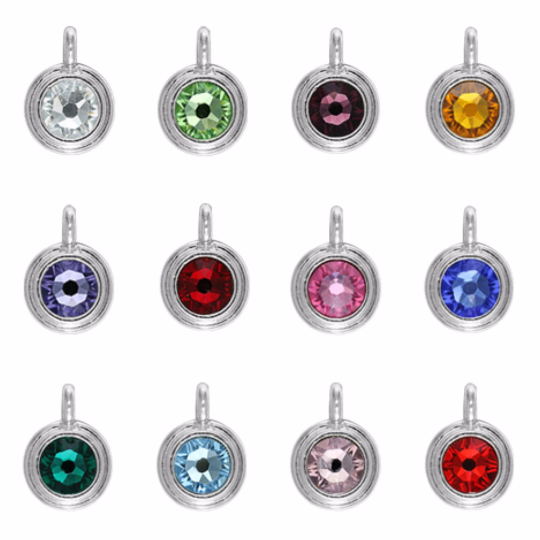 TierraCast Birthstone Charms - Poppies Beads n' More