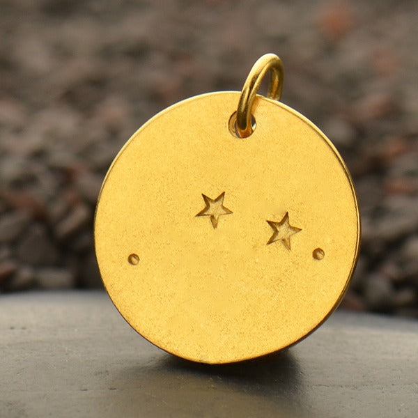 Zodiac Constellation Discs, - Poppies Beads n' More