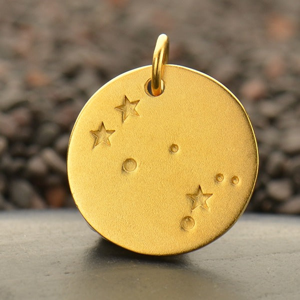 Zodiac Constellation Discs, - Poppies Beads n' More