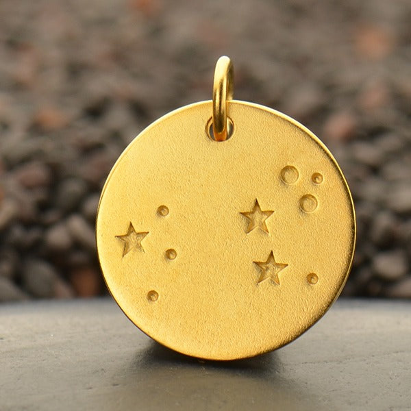 Zodiac Constellation Discs, - Poppies Beads n' More