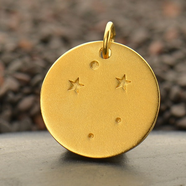 Zodiac Constellation Discs, - Poppies Beads n' More
