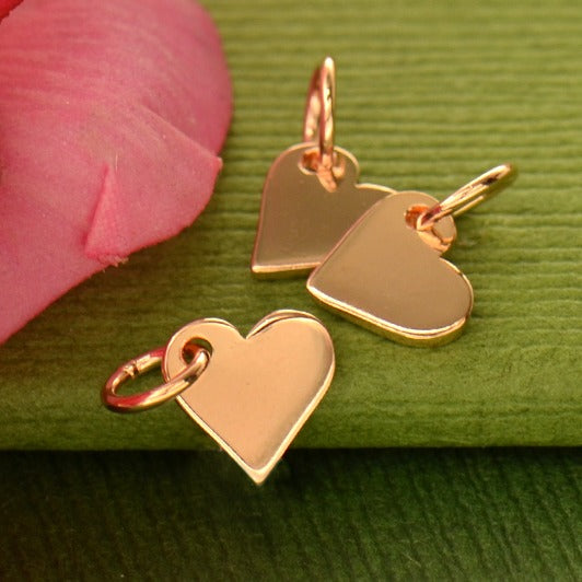 Tiny Heart Dangle, - Poppies Beads n' More