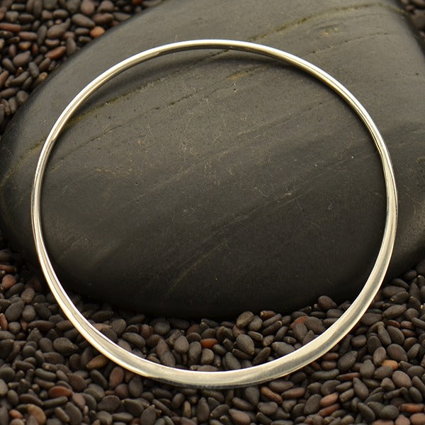 4X Large Half Hammered Circle Jewelry Link - Poppies Beads n' More