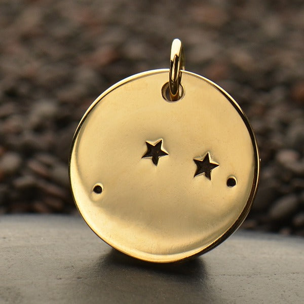 Zodiac Constellation Discs, - Poppies Beads n' More