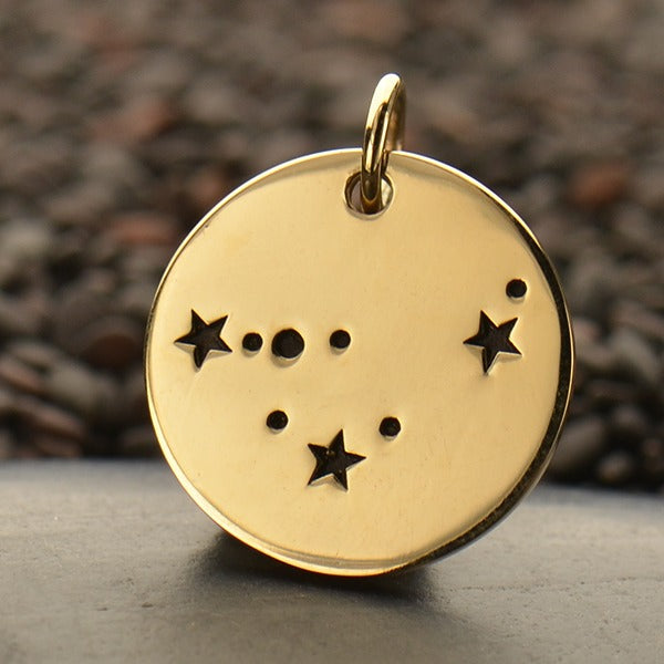Zodiac Constellation Discs, - Poppies Beads n' More