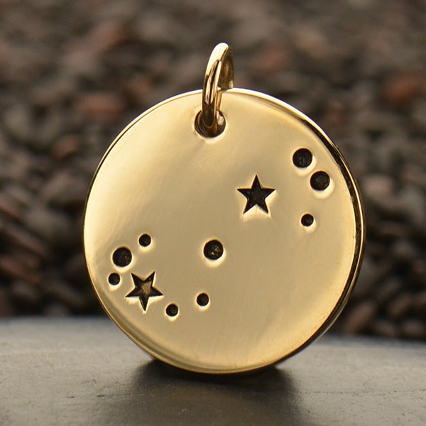 Zodiac Constellation Discs, - Poppies Beads n' More