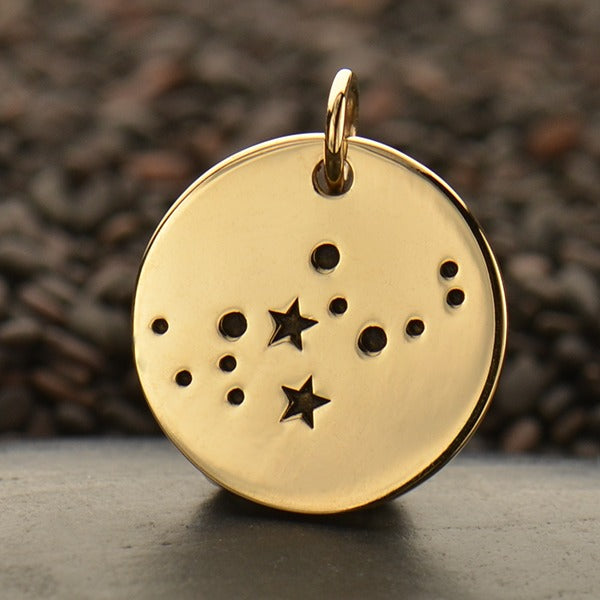 Zodiac Constellation Discs, - Poppies Beads n' More